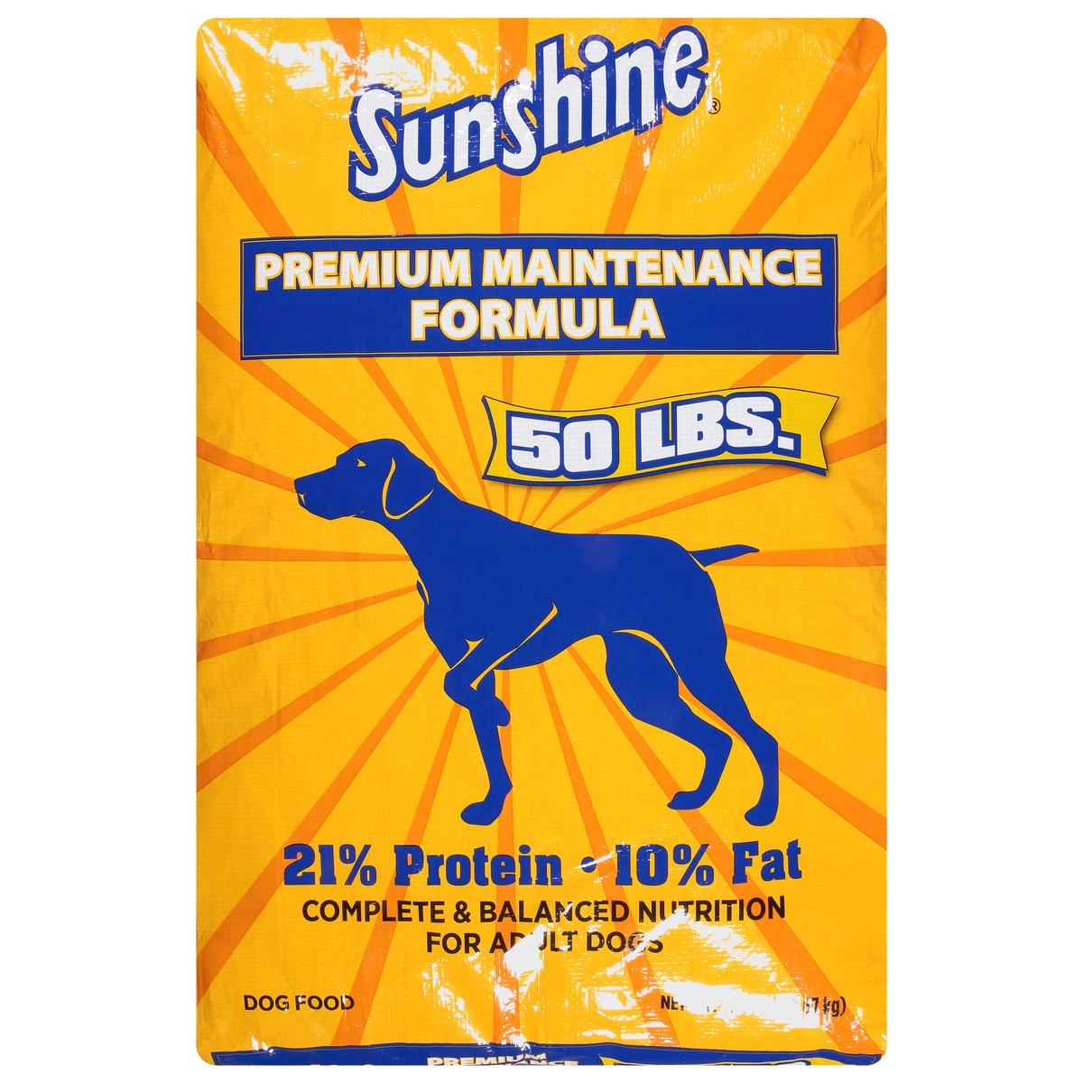 slide 1 of 10, Sunshine Dog Food Maintenance Chunk, 50 lb