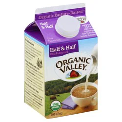 Organic Valley Organic Rich & Creamy Half & Half 1 pt
