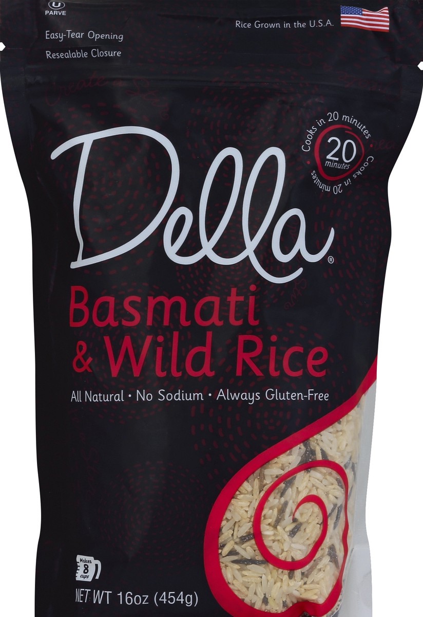 slide 2 of 2, Della Basmati & Wild Rice 16 oz, 1 lb