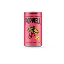 Popwell™ Cherry Citrus Prebiotic Soda Can