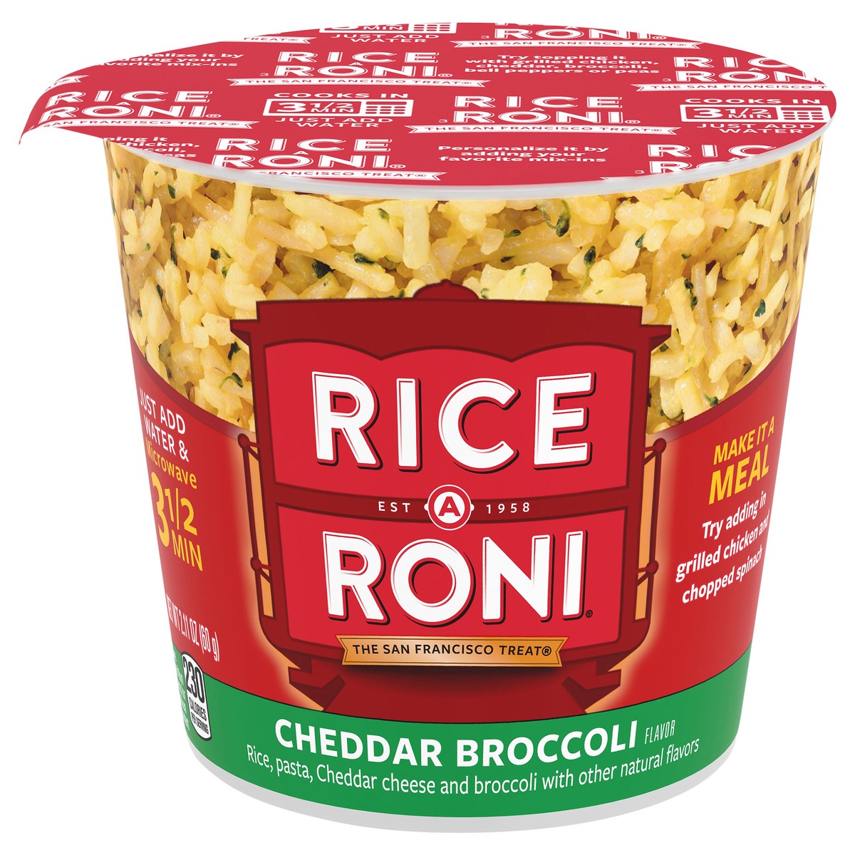 slide 9 of 9, Rice-A-Roni Rice, Cheddar Broccoli Flavor, 2.11 oz