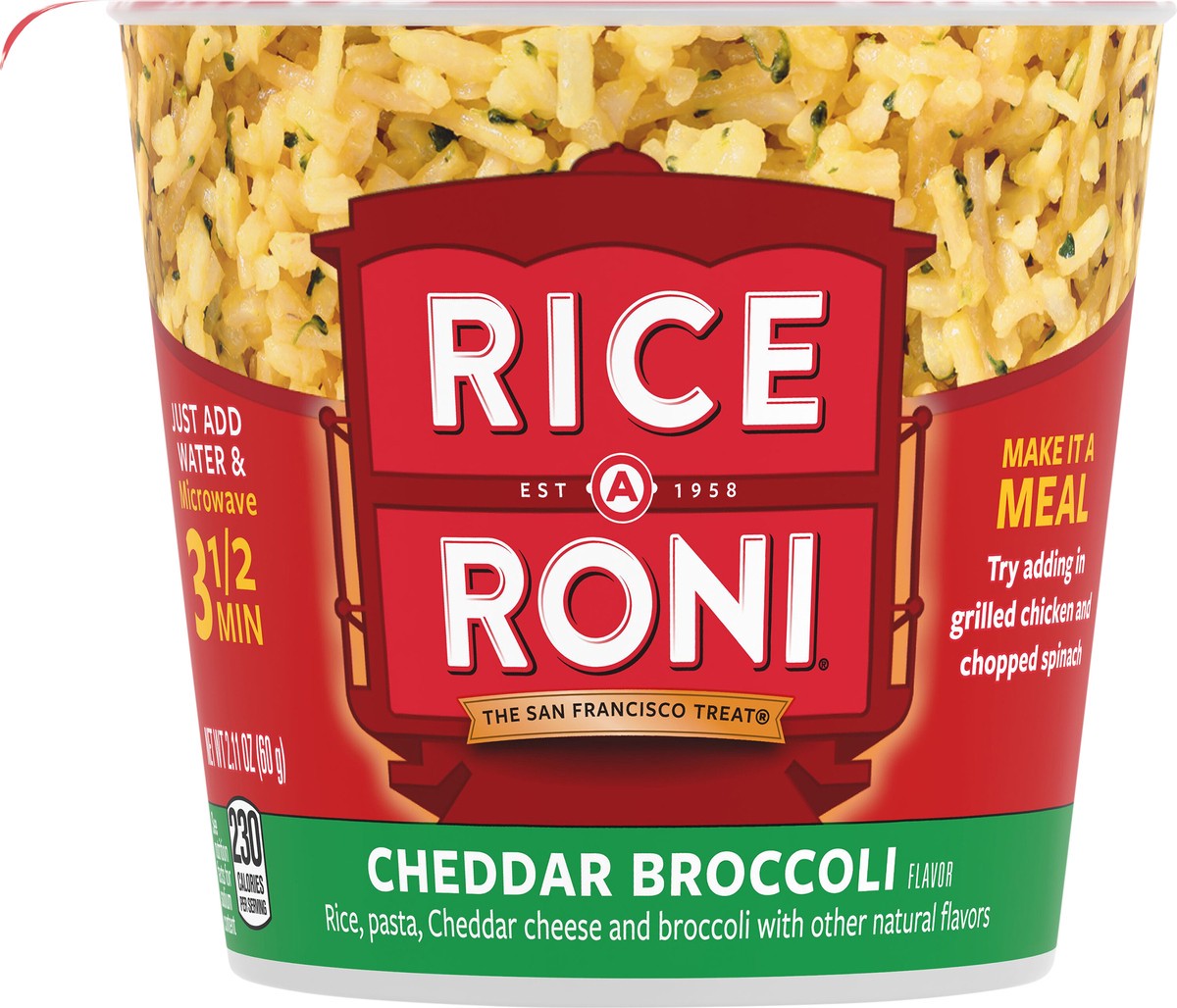 slide 2 of 9, Rice-A-Roni Rice, Cheddar Broccoli Flavor, 2.11 oz