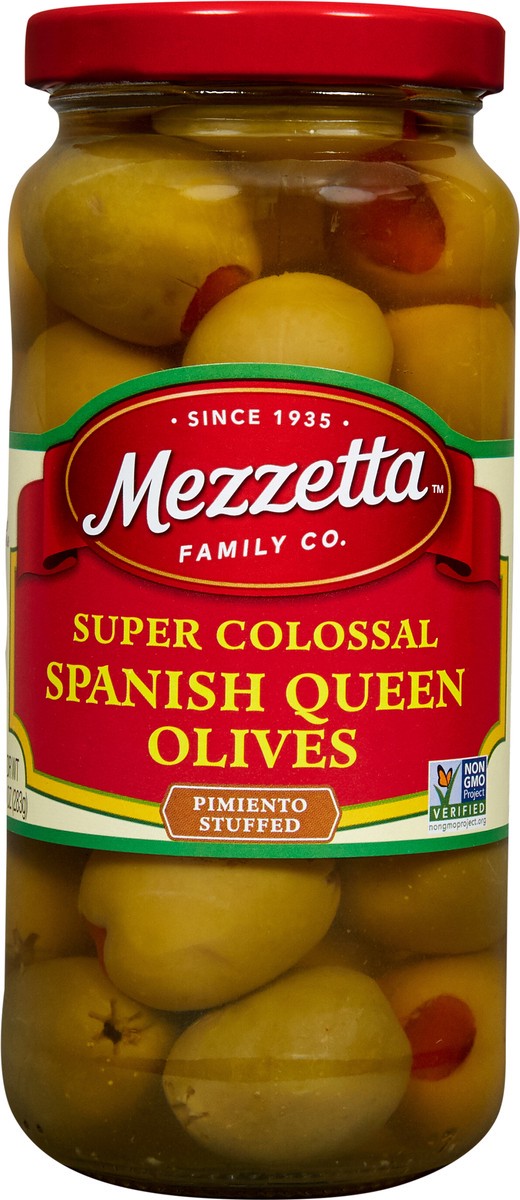 slide 3 of 7, Mezzetta Super Colossal Spanish Queen Olives - 10oz, 10 oz