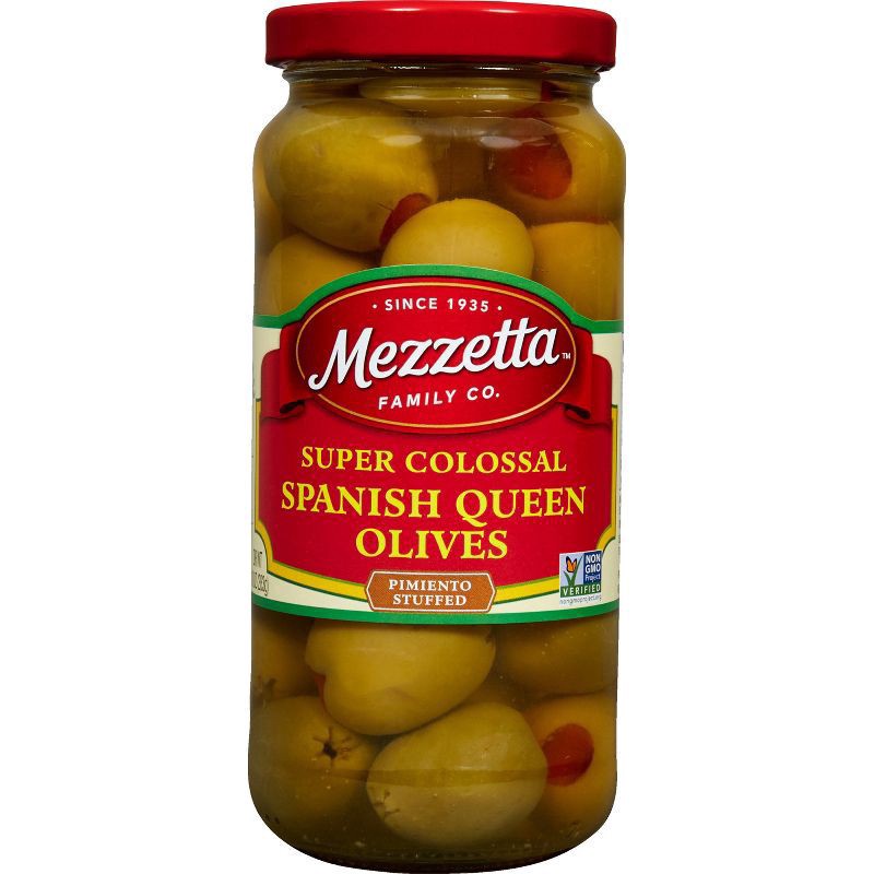 slide 1 of 7, Mezzetta Super Colossal Spanish Queen Olives - 10oz, 10 oz