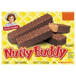 Little Debbie Snack Cakes, Little Debbie Family Pack NUTTY BUDDY wafers