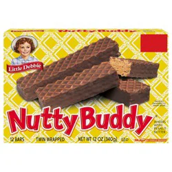 Snack Cakes, Little Debbie Family Pack NUTTY BUDDY wafers