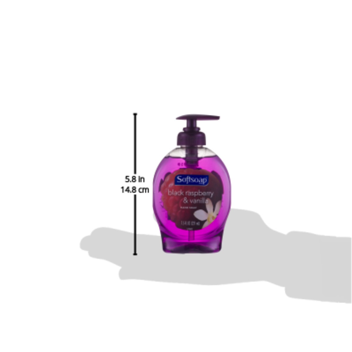 slide 3 of 9, Softsoap Black Raspberry & Vanilla Hand Soap, 7.5 fl oz