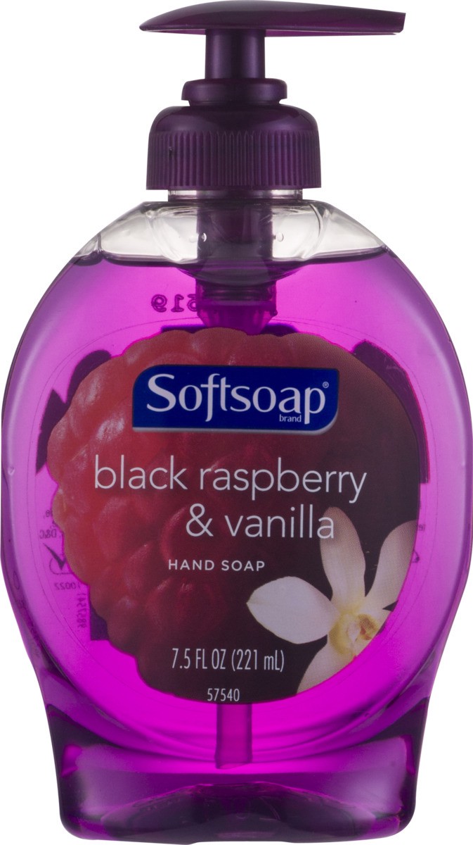 slide 8 of 9, Softsoap Black Raspberry & Vanilla Hand Soap, 7.5 fl oz