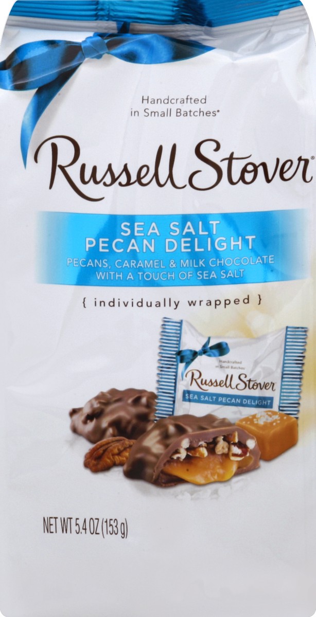 slide 6 of 7, Russell Stover Sea Salt Milk Chocolate Favorites, 5.4 oz