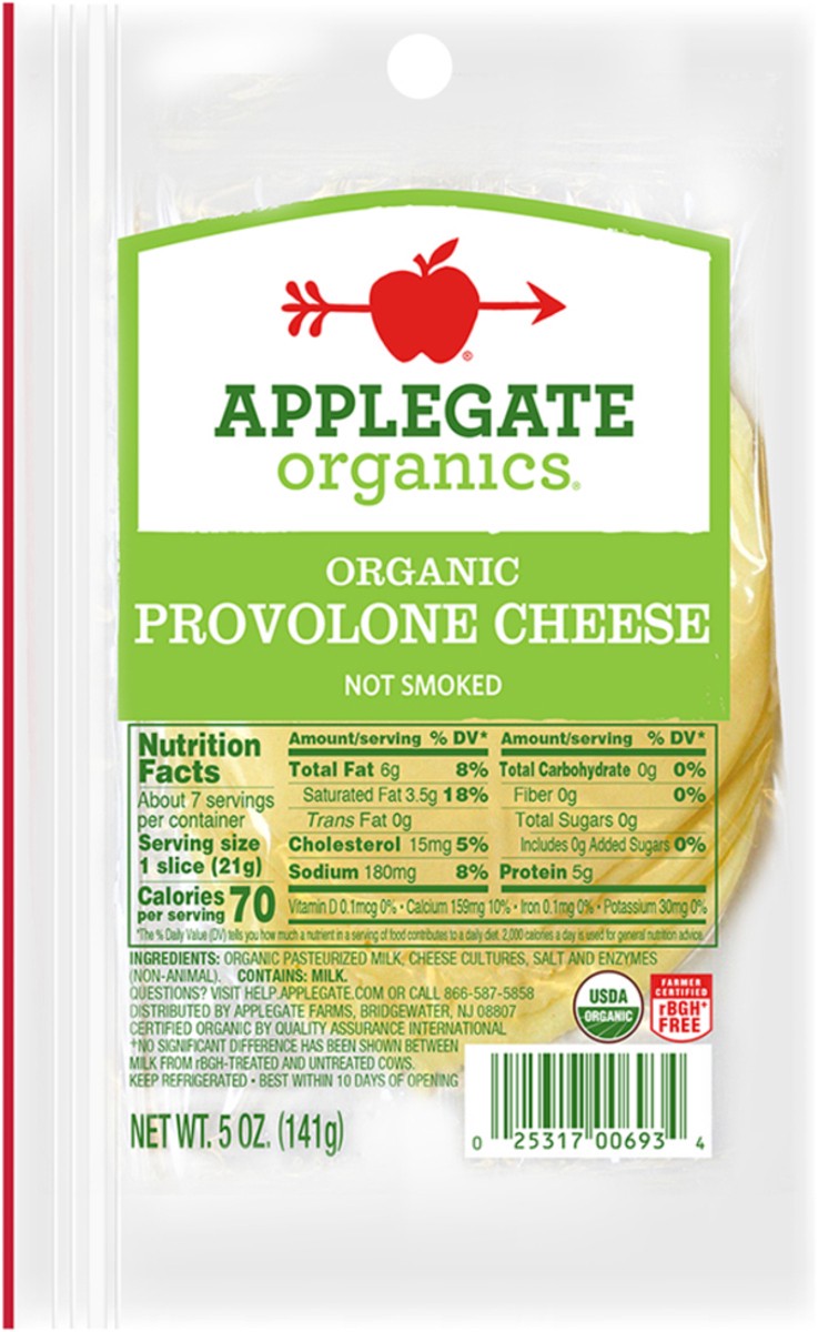 slide 3 of 5, Applegate Cheese, 5 oz