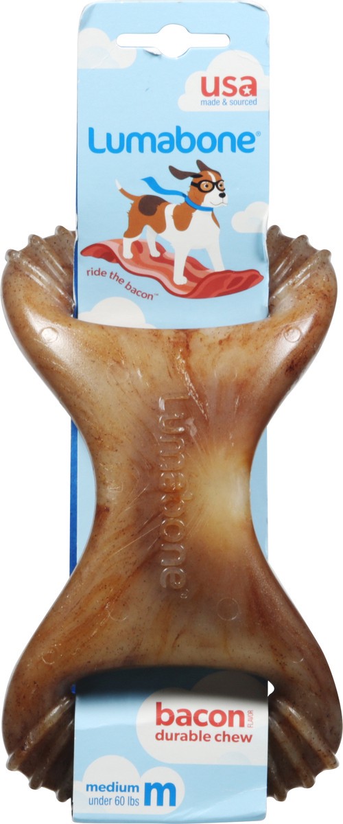 slide 5 of 9, LumaBone Bacon Flavor Durable Chew Medium 1 ea, 1 ct
