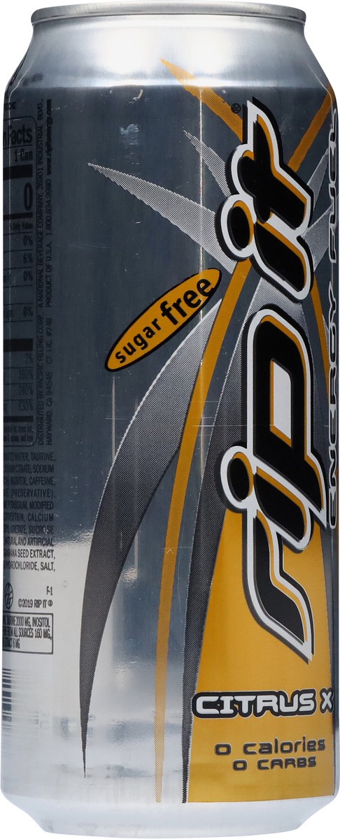 slide 13 of 13, Rip It Sugar Free Citrus X Energy Drink 16 fl oz, 16 oz