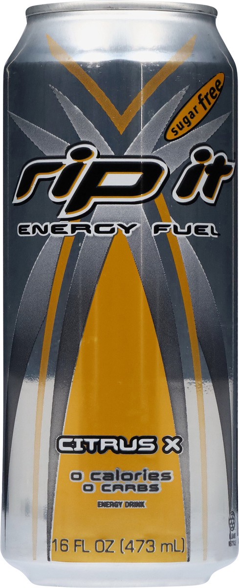 slide 8 of 13, Rip It Sugar Free Citrus X Energy Drink 16 fl oz, 16 oz