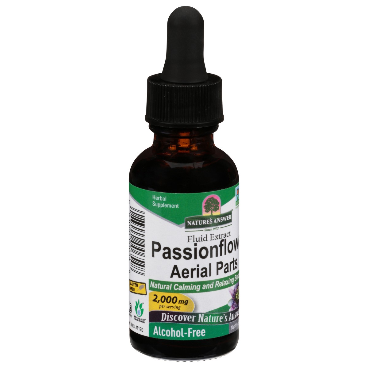 slide 2 of 9, Nature's Answer Fluid Extract Passionflower Aerial Parts 1 fl oz, 1 fl oz