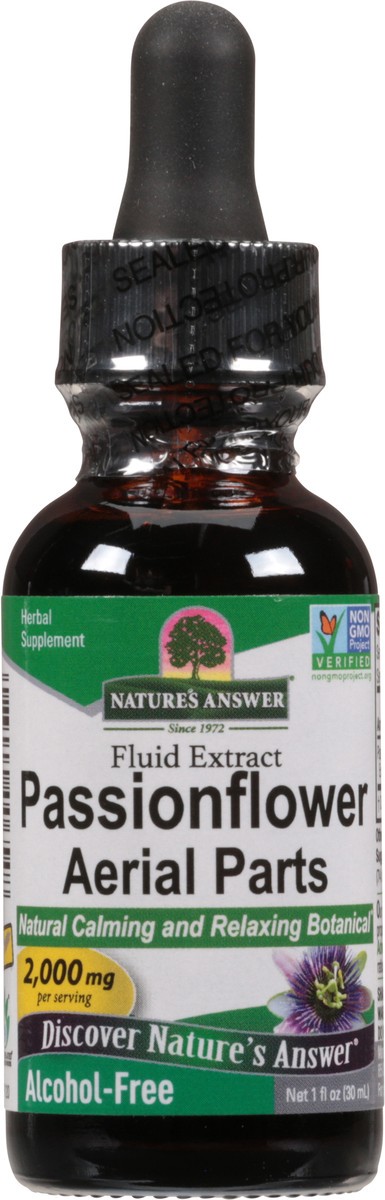slide 6 of 9, Nature's Answer Fluid Extract Passionflower Aerial Parts 1 fl oz, 1 fl oz
