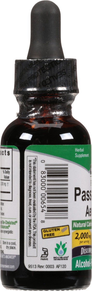 slide 7 of 9, Nature's Answer Fluid Extract Passionflower Aerial Parts 1 fl oz, 1 fl oz