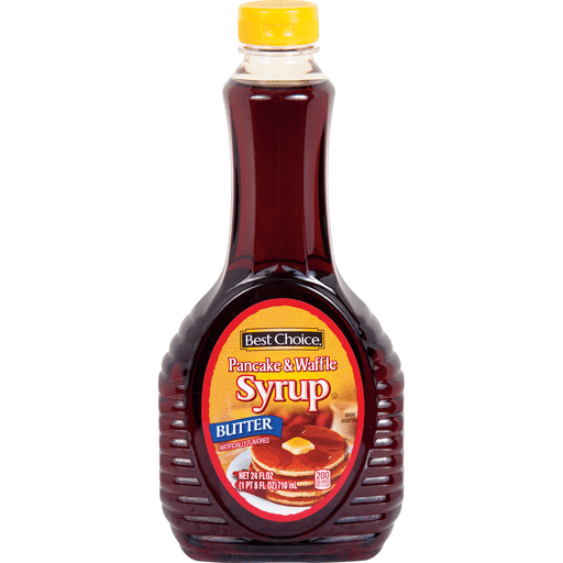 slide 1 of 1, Best Choice Butter Pancake Syrup, 24 oz