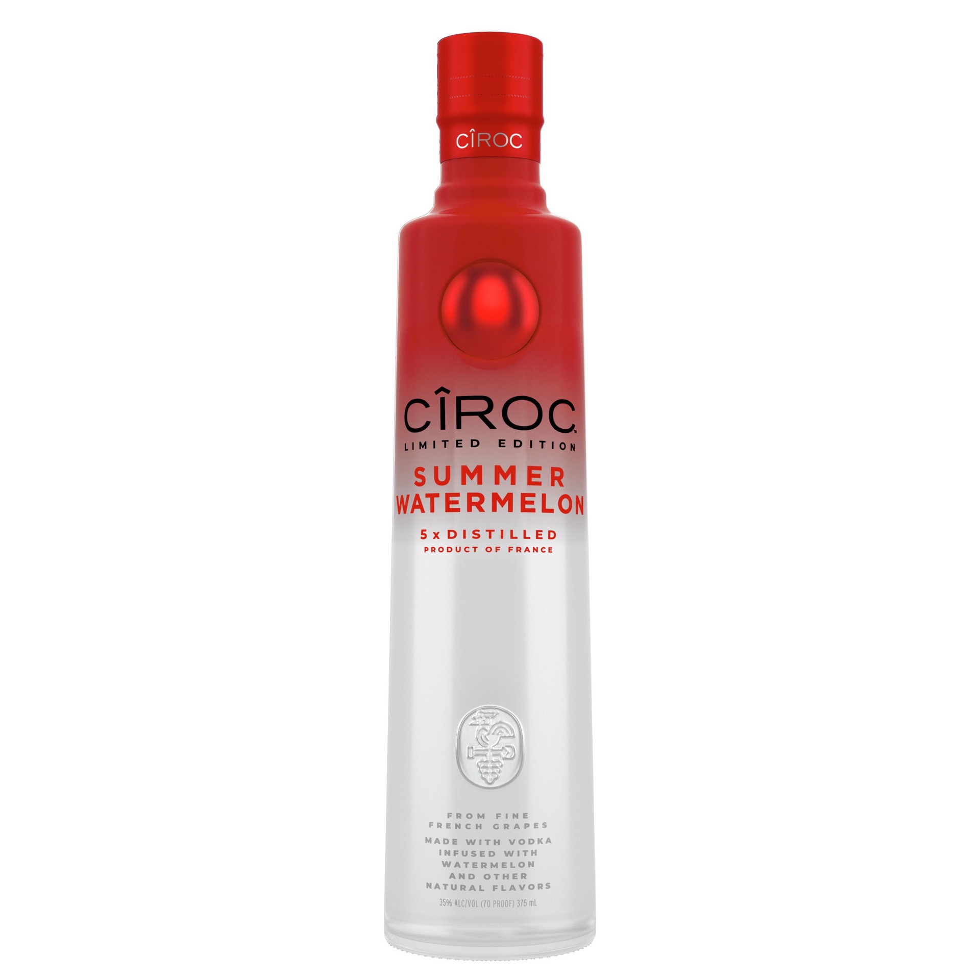 slide 1 of 4, CIROC Limited Edition Summer Watermelon (Made with Vodka Infused with Natural Flavors), 375 mL, 375 ml