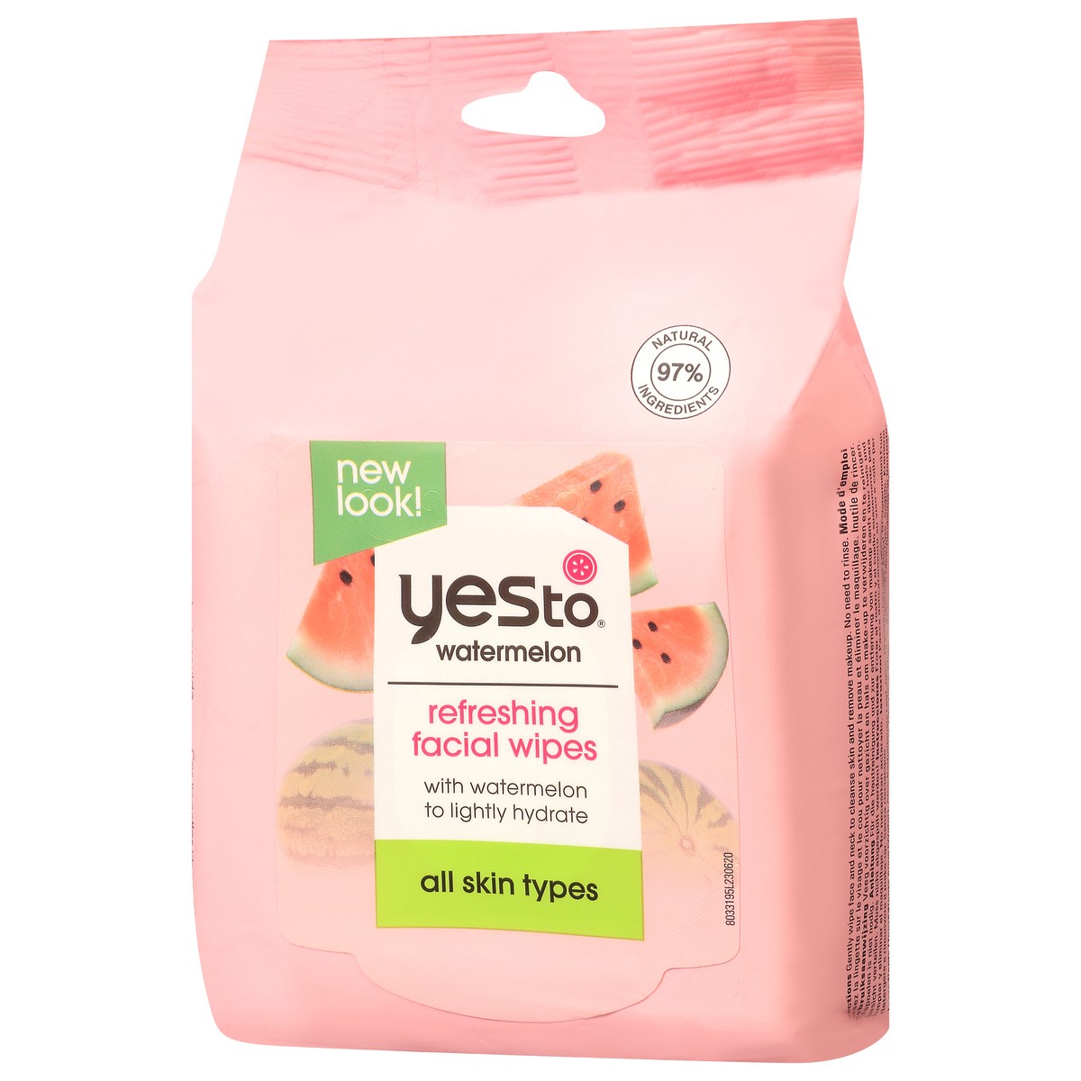 slide 8 of 12, Yes to Watermelon Refreshing Facial Wipes 40 ea, 40 ct