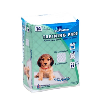 slide 1 of 1, Advance Training Pads with Turbo Dry Technology, 14 ct