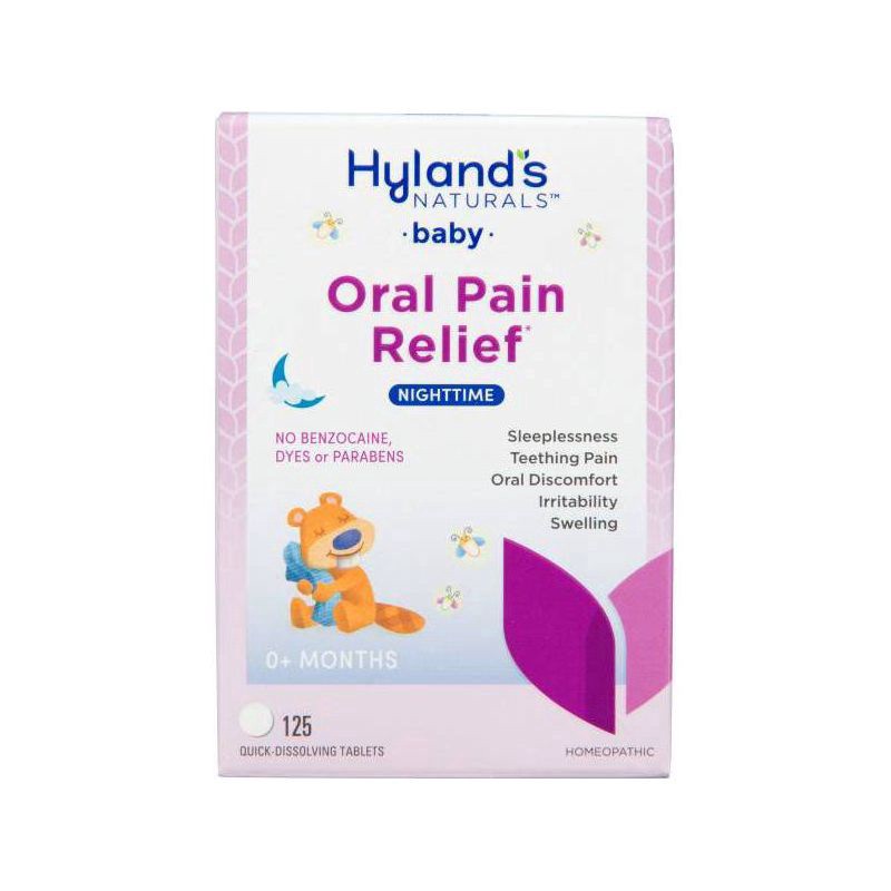 slide 1 of 35, Hyland's Oral Pain Relief 125 ea, 125 ct