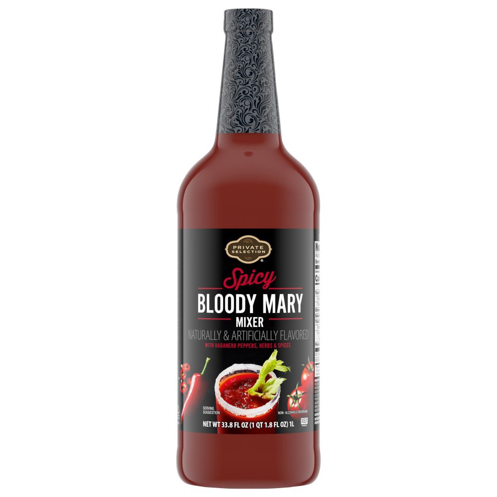 slide 1 of 4, Private Selection® Bloody Mary Spicy Cocktail Mix, 33.8 fl oz