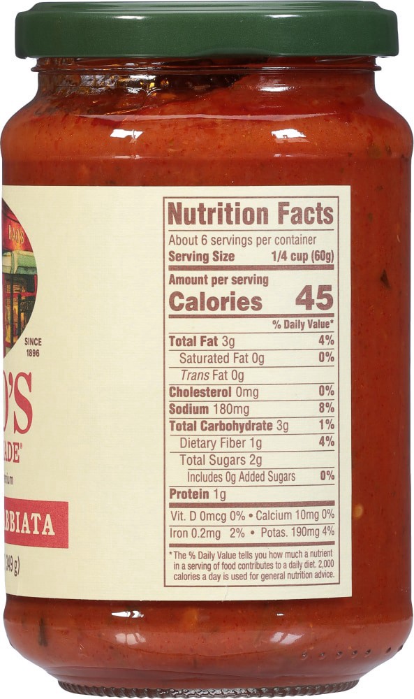 slide 2 of 3, Rao's Homemade Homemade Pizza Arrabiata Sauce, 12.3 oz