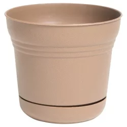 10" Saturn Planter Chocolate Bloem