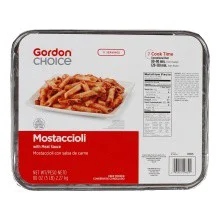 Gordon Choice Mostaccioli With Meat Sauce