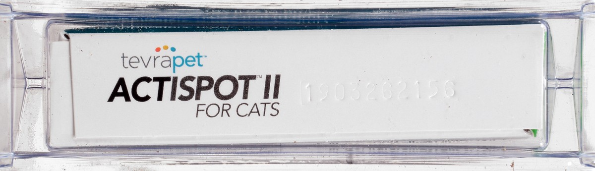 slide 7 of 9, Tevra Pet Actispot II Flea Drops for Cats Over 9 lbs, 6 ct