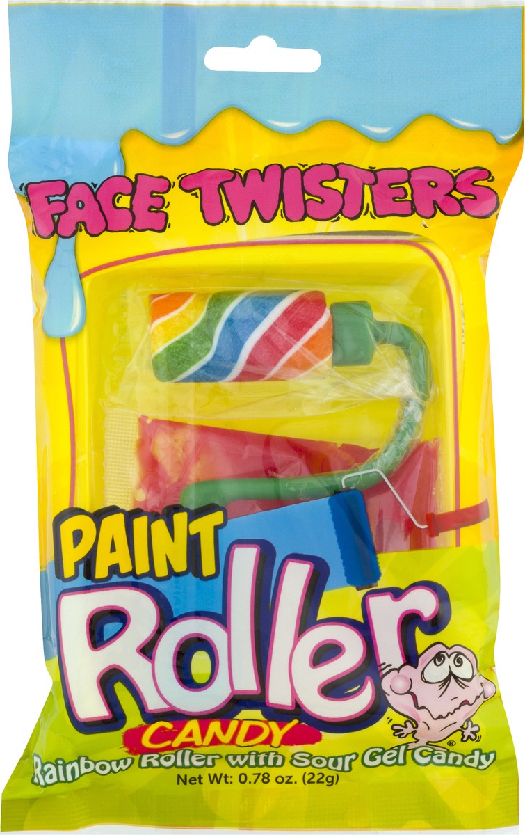 slide 8 of 10, Face Twisters Schuster Sour Paint Rollr Cndy, 0.78 oz
