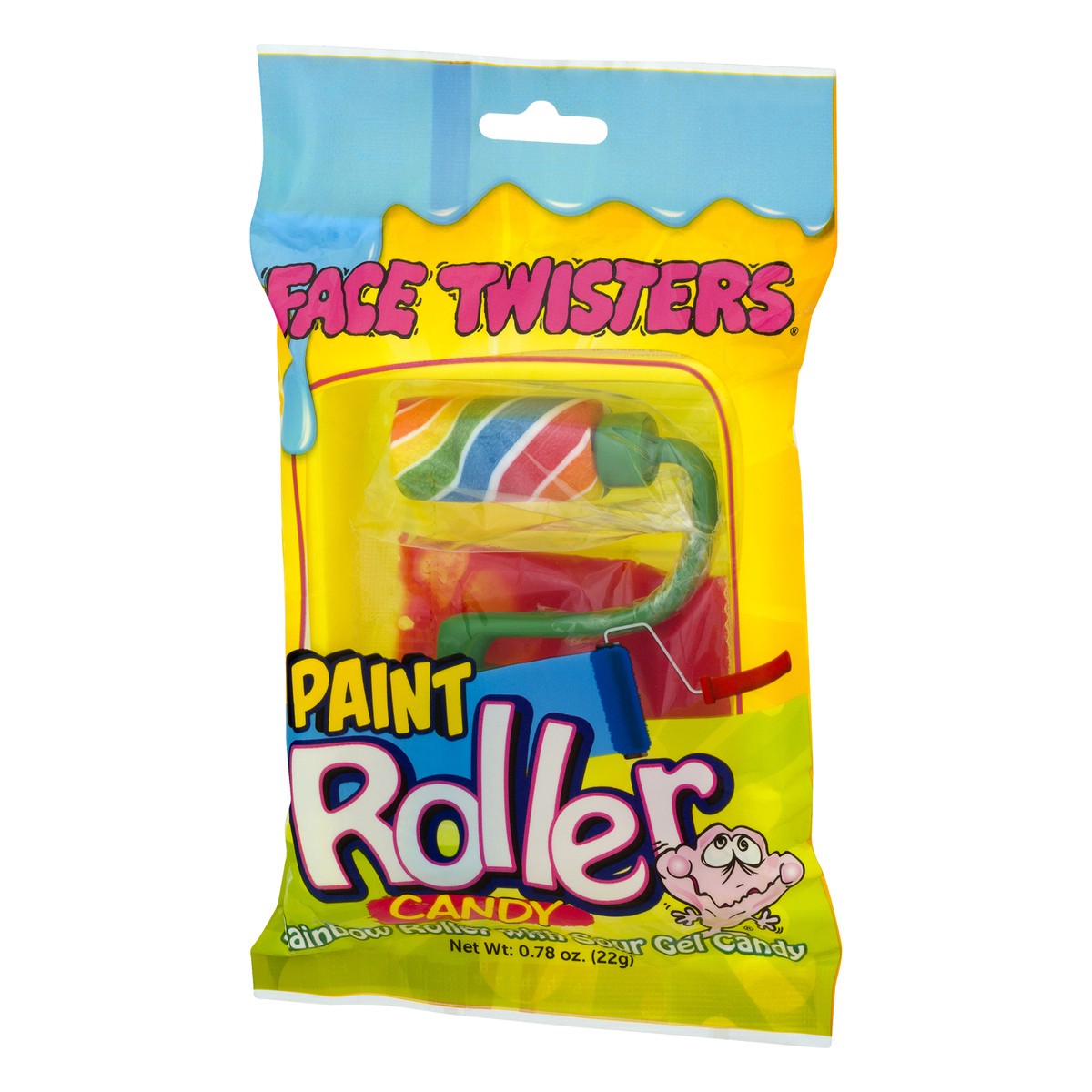 slide 1 of 10, Face Twisters Schuster Sour Paint Rollr Cndy, 0.78 oz