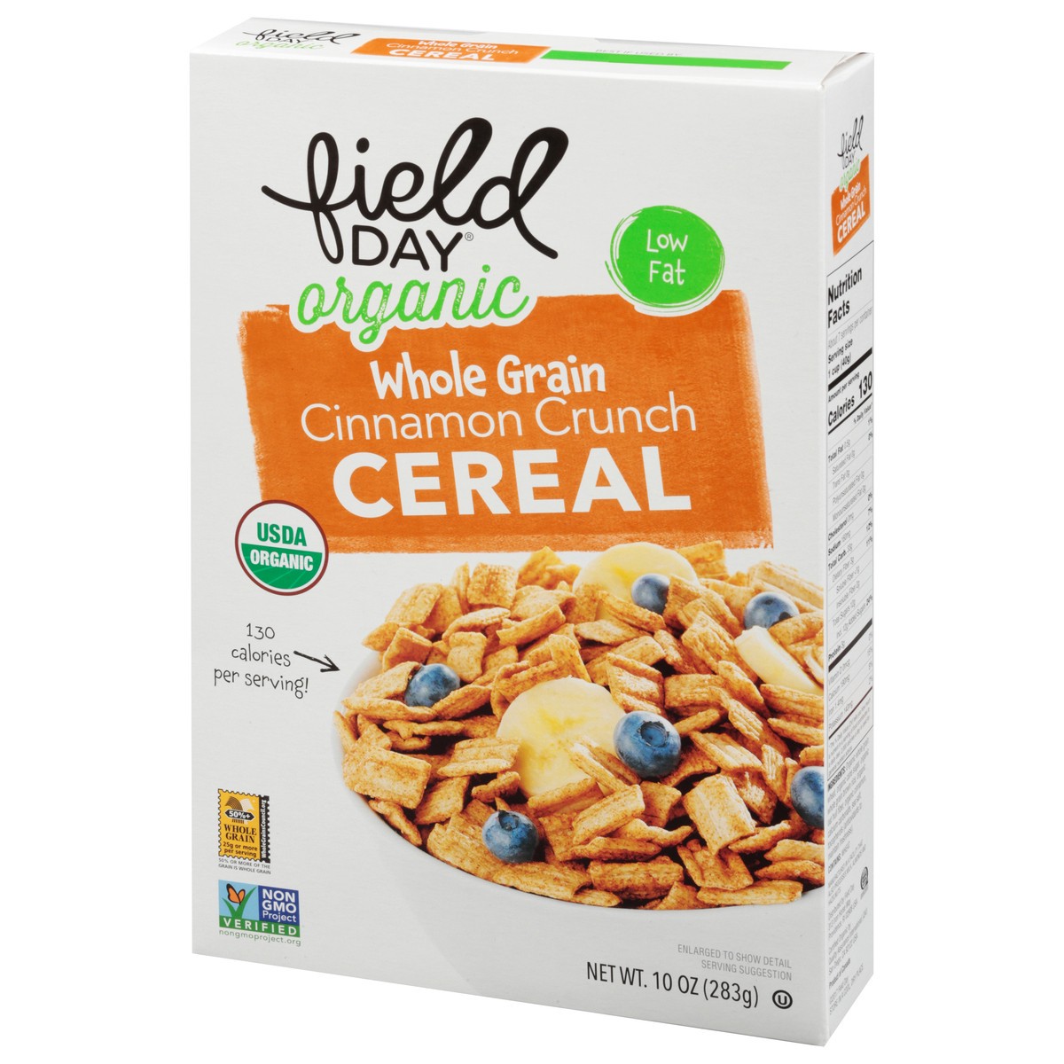 slide 14 of 14, Field Day Organic Whole Grain Cinnamon Crunch Cereal 10 oz, 10 oz