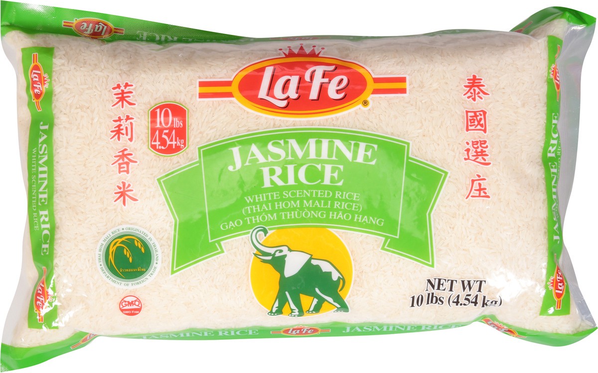 slide 5 of 14, La Fe Jasmine Rice - 10 lb, 10 lb