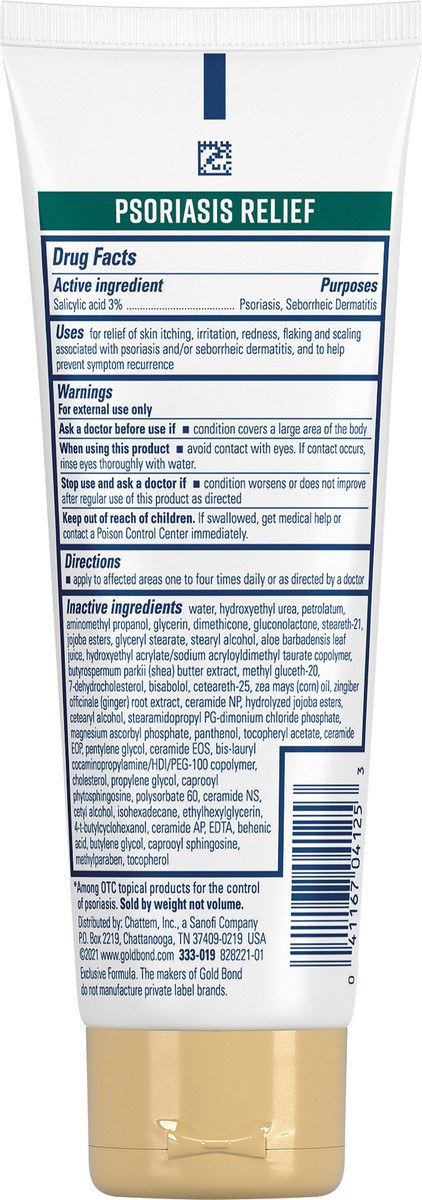 slide 5 of 5, Gold Bond Multi-Symptom Psoriasis Relief Cream (4 Oz), 4 oz