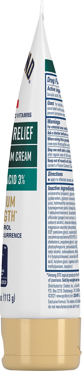 slide 4 of 5, Gold Bond Multi-Symptom Psoriasis Relief Cream (4 Oz), 4 oz