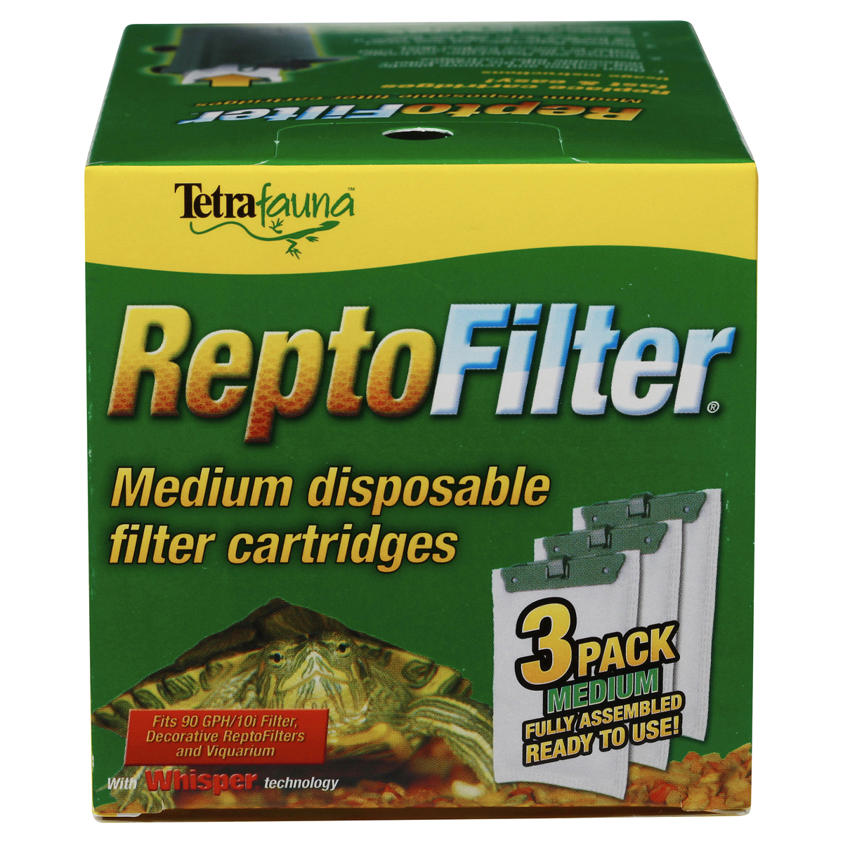 slide 7 of 8, Tetra Fauna ReptoFilter Filter Cartridges, Medium, 3 ct