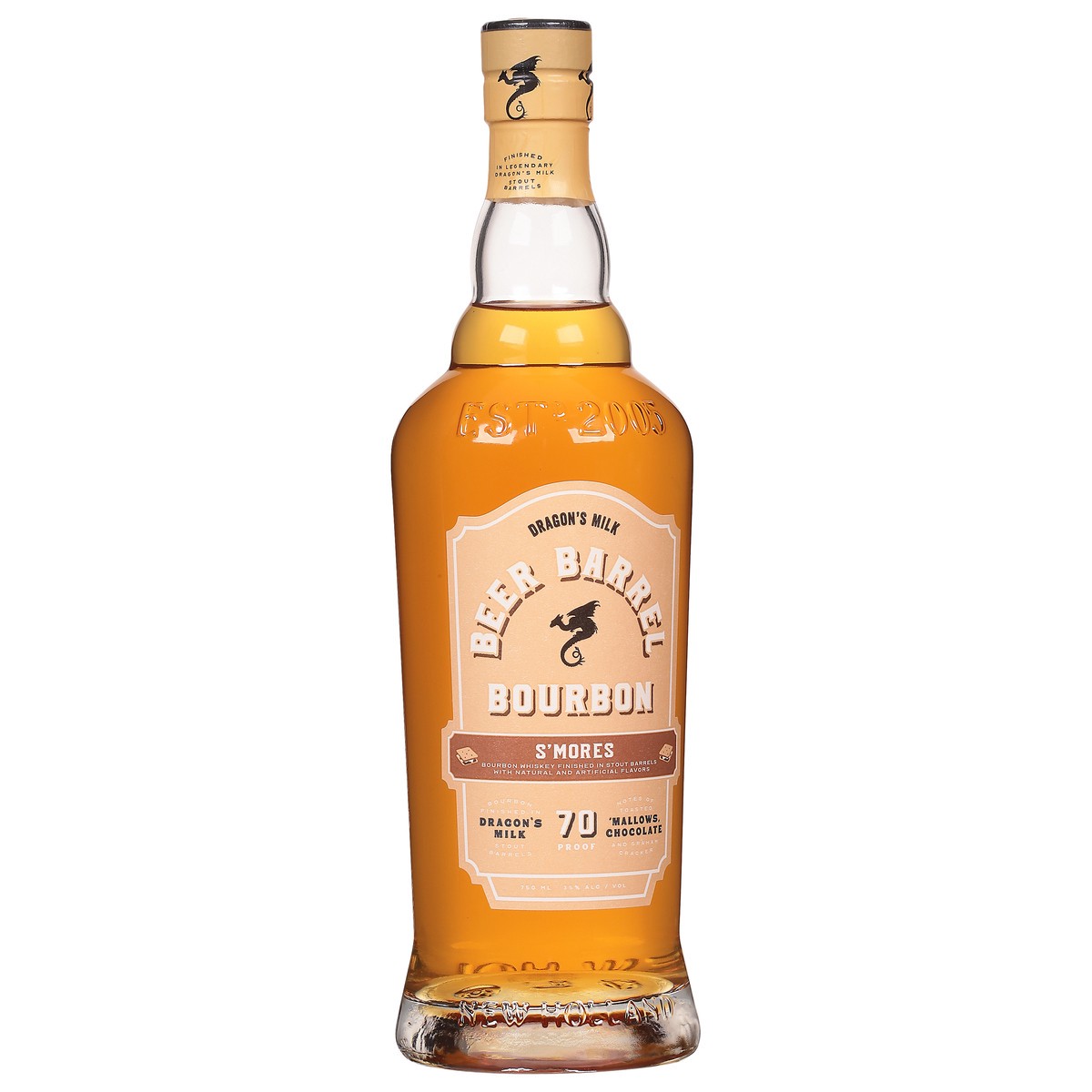 slide 6 of 9, Dragon's Milk Beer Barrel Bourbon S'mores Bourbon Whiskey 750 ml, 750 ml