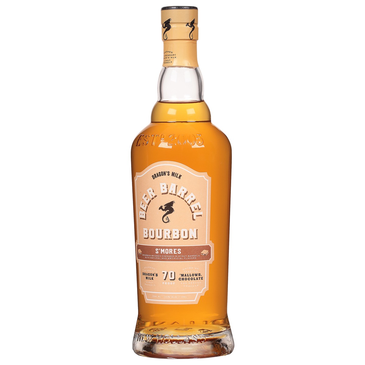 slide 3 of 9, Dragon's Milk Beer Barrel Bourbon S'mores Bourbon Whiskey 750 ml, 750 ml