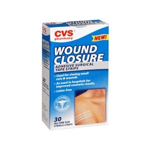 slide 1 of 1, CVS Pharmacy Wound Closure Strips All One Size, 30 ct