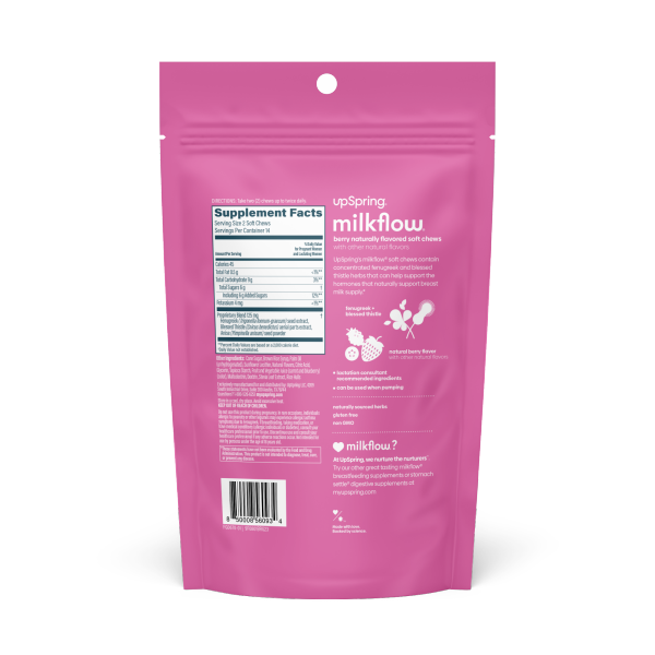 slide 2 of 5, Milkflow Berry Dietary Supplement 28 Soft Chews, 28 ct