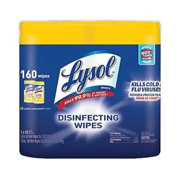 Lysol Lemon And Lime Blossom Disinfecting Wipes - 160 Count