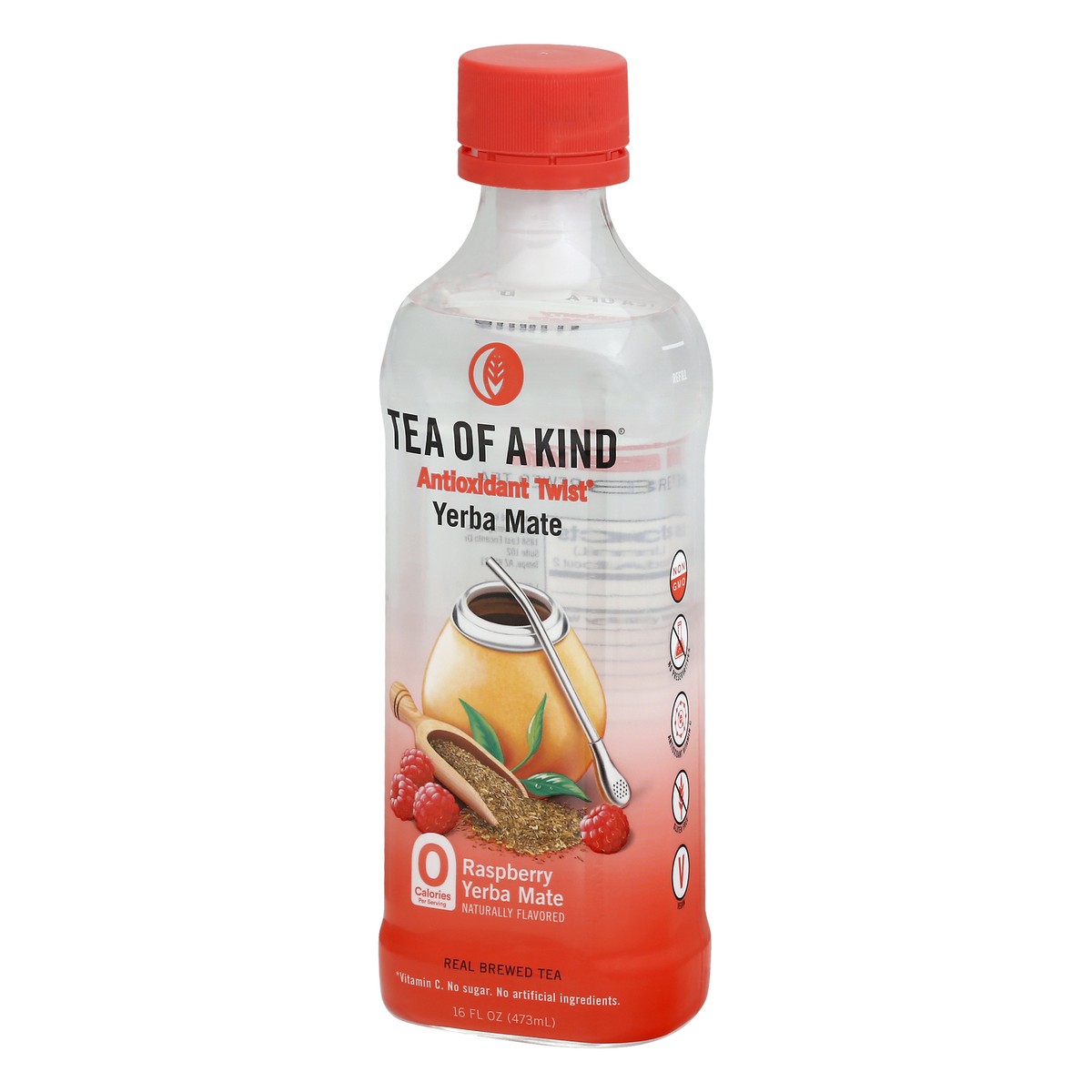 slide 7 of 12, Tea of a Kind Antioxidant Twist Raspberry Yerba Mate - 16 oz, 16 oz