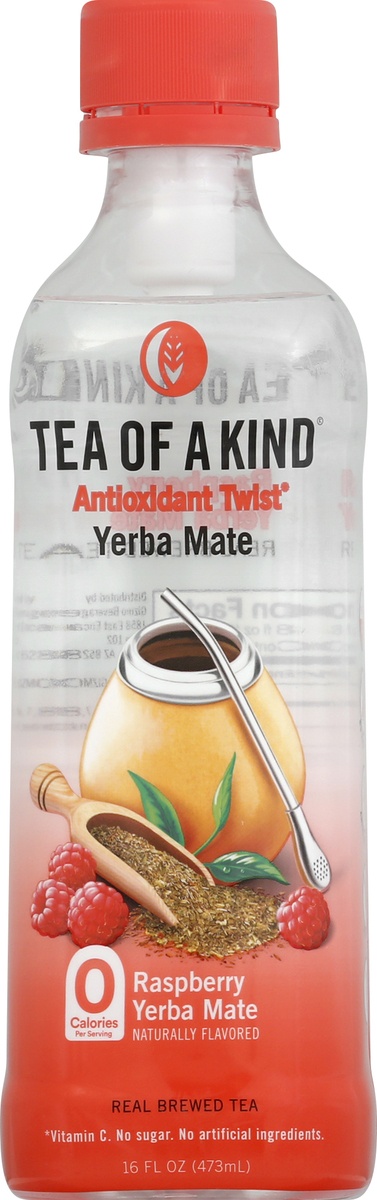 slide 9 of 10, Tea of a Kind RaspberryYerba Mate Tea, 16 oz