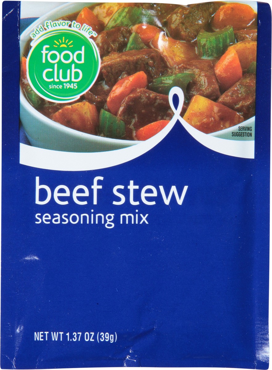 slide 7 of 11, Food Club Beef Stew Seasoning Mix 1.37 oz, 1 ct