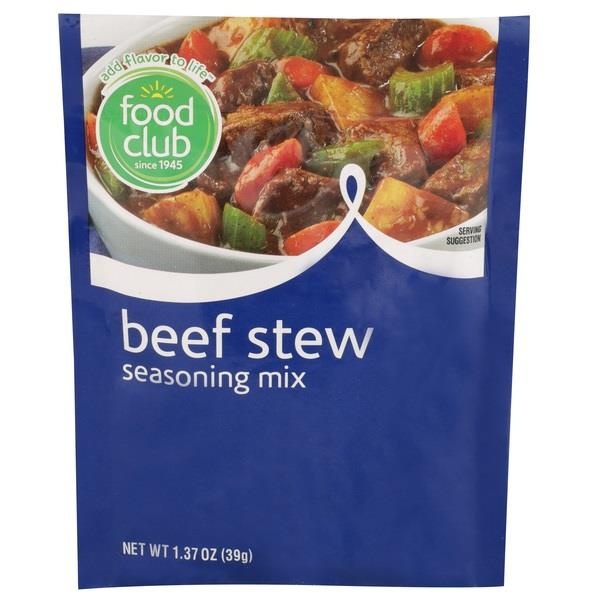 Food Club Beef Stew Seasoning Mix 1 ct Shipt
