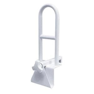 slide 1 of 1, Drive Medical Medline Bathtub Safety Grab Bar, Handle Clamps To Side Of Tub, 1 ct