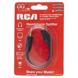 RCA Mini Stereo Headphone Y Adapter