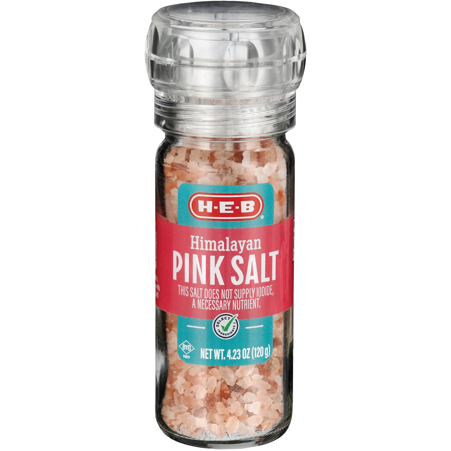 slide 1 of 1, H-E-B Himalayan Pink Salt with Grinder, 4.23 oz
