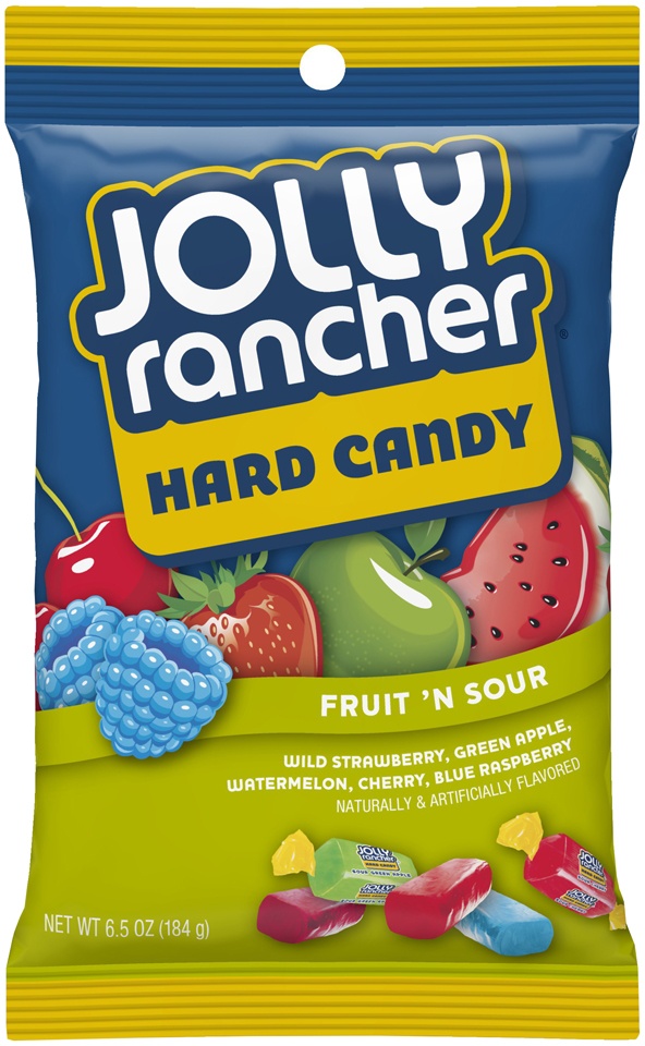 slide 1 of 2, Jolly Rancher Fruit 'N Sour Hard Candy, 6.5 oz